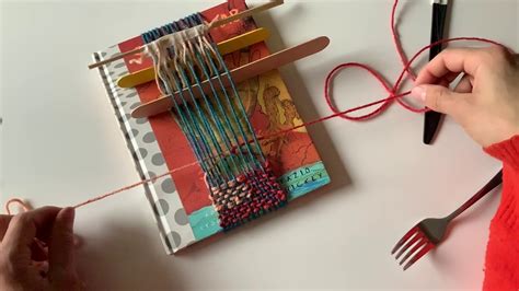 Book Weaving Tutorial With String Harnesses Part 1 Youtube