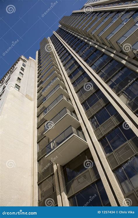 Tall Luxury Apartment Building Stock Photo Image Of Patio City 1257434