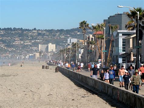 Mission Beach Pacific Beach Boardwalk San Diego Ca