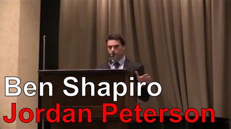 Ben Shapiro On Jordan Peterson And Free Speech Youtube