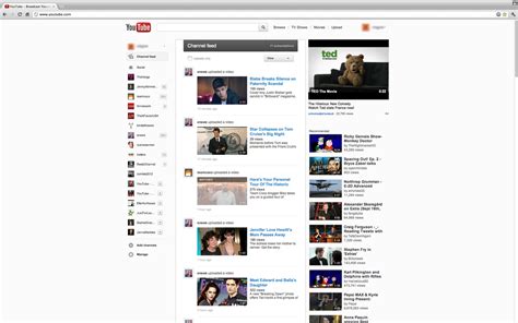 Youtube Tests New Homepage Design