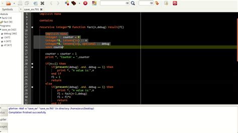 Advanced Fortran Programming 012 More On Save With Demo And