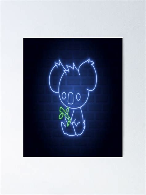 Neon Koala Poster For Sale By Pallavinayak123 Redbubble