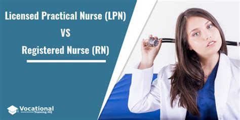 Licensed Practical Nurse Lpn Vs Registered Nurse Rn