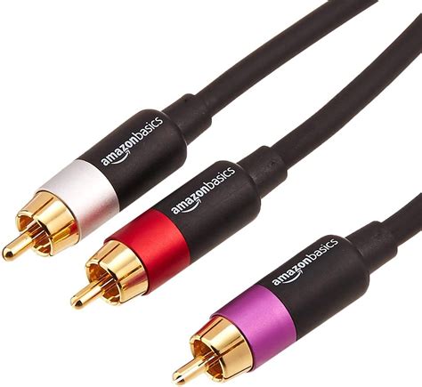 Amazon Basics 1 Male To 2 Male Rca Audio Cable 457 Meters Bigamart