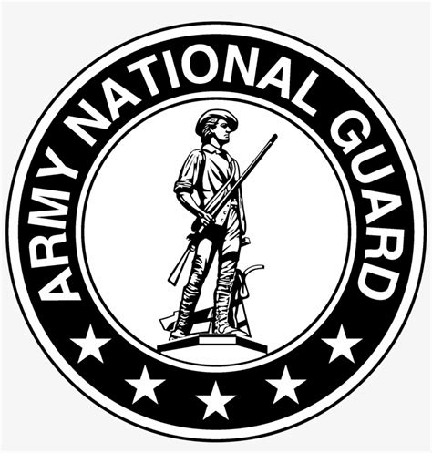 Army National Guard Logo Black And White National Guard Flag Free