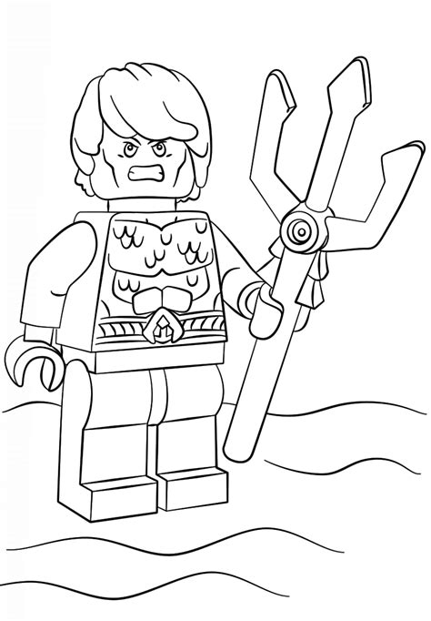 Lego flash coloring pages are a fun way for kids of all ages to develop creativity, focus, motor skills and color recognition. Lego DC Aquaman Coloring Page - Free Printable Coloring ...