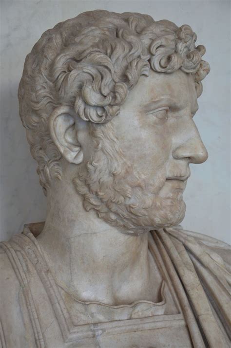 Bust Of Hadrian 117 121 Ad Type Termini Galleria Degli Uffizi