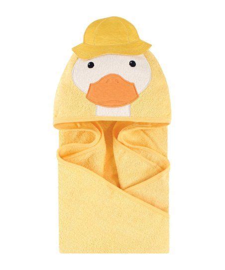 Little Treasure Yellow Duck Hooded Towel Zulily Yellow