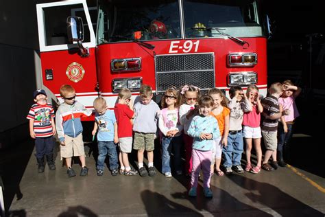 Sunshine Preschool Fire Station Field Trip