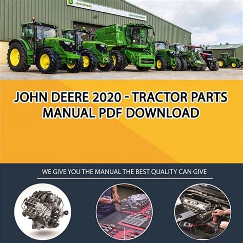 John Deere 2020 Tractor Parts Manual Pdf Download Service Manual