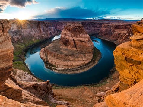 Grand Canyon Horseshoe Bend Arizona Landscapes Nature Desktop Wallpaper