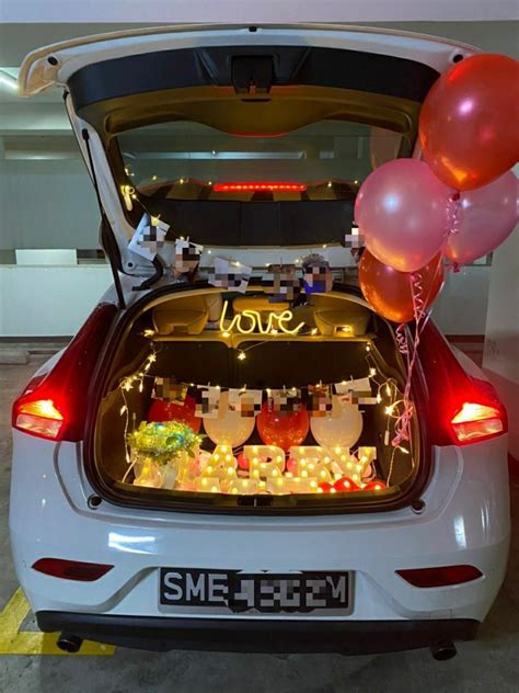 Enjoy reading and share 16 famous quotes about valentine gift with everyone. Car Boot Surprise for Birthday, Proposal, Valentine's day ...