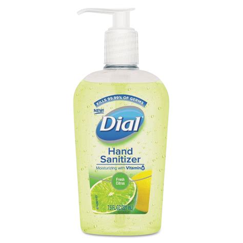 Hand sanitizer to help reduce bacteria on hands. Scented Antibacterial Hand Sanitizer by Dial® DIA99595 ...