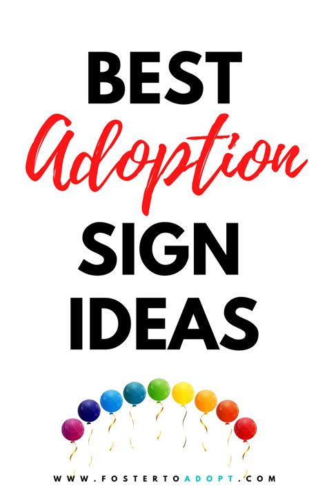 Adoption Day Signs Artofit