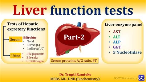 Liver Function Tests Part Organ Function Tests Biochemistry N Joy Biochemistry Youtube