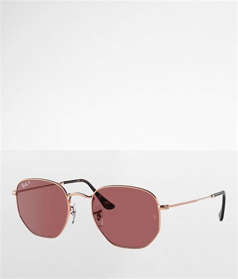 Ray Ban® Hexagonal Polarized Sunglasses Womens Sunglasses And Glasses