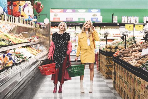 Editorial Story Fashion Mart Grocery Store Fashion Shoot