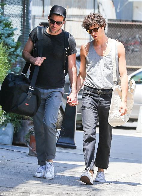 Zachary Quinto And Boyfriend Miles Mcmillan Hold Hands On Stroll In New