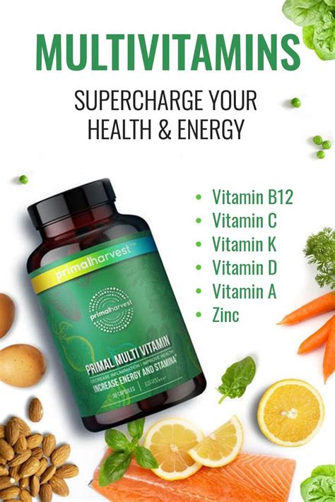 Primal Multi Vitamin Primal Harvest Vitamins For Energy