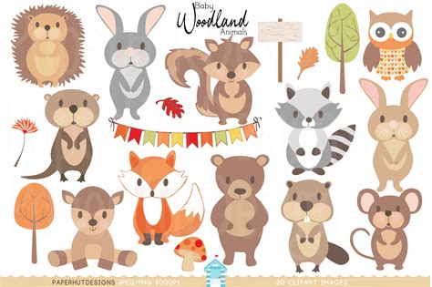 Clipart Baby Woodland Animals 10 Free Cliparts Download Images On