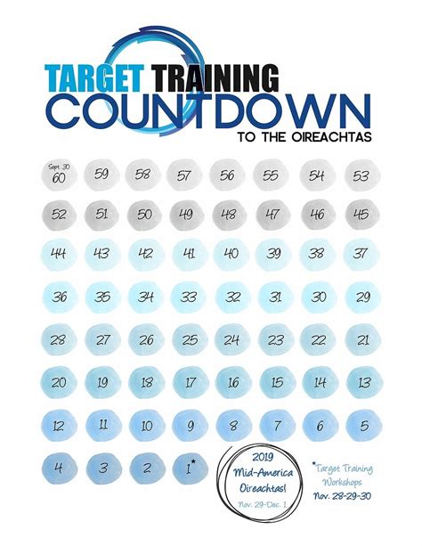 Free 100 To 1 Countdown Calendar Printable A4 And Letter Blank