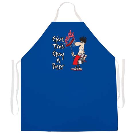 Give This Guy A Beer Aprons By La Imprints Novelty T Kitchen Bar Grill Humor Funny Attitude