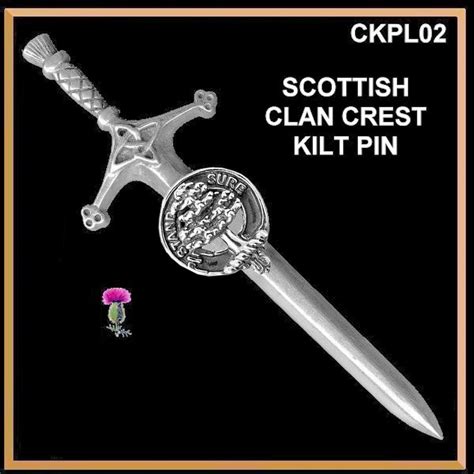 Anderson Clan Crest Kilt Pin Scottish Pin Ckp02 Etsy