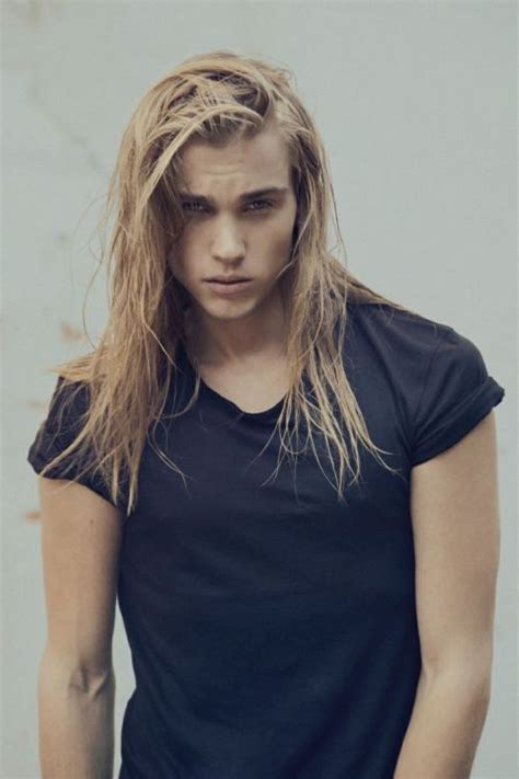 Two gq staffers decided to join the movement. guys with long blonde hair | Tumblr