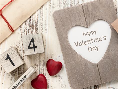 Descargar Fondo De Pantalla Tarjetas 14 De Febrero Día De San Valentín Hd