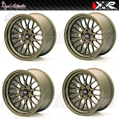 Xxr 521 Deep Dish Alloy Wheels 18 X 8 5 10 Staggered Et25 5x114 3