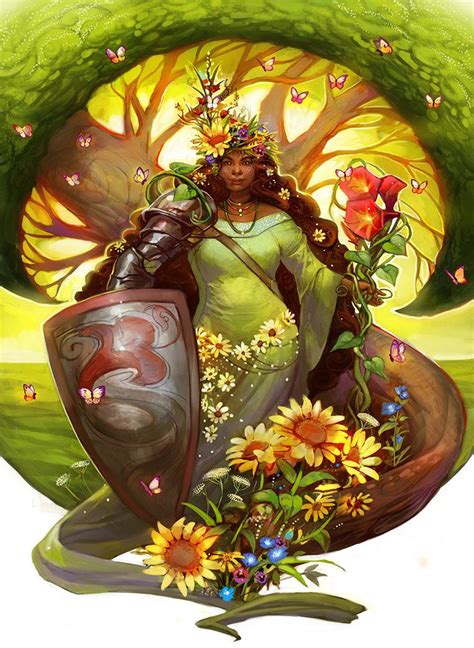 Earth Guardian By Julie Dillon In Communion With The Earth Be
