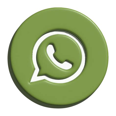 2d Icon Of Whatsapp Logo 21432935 Png
