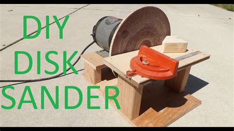 DIY Disk Sander - YouTube