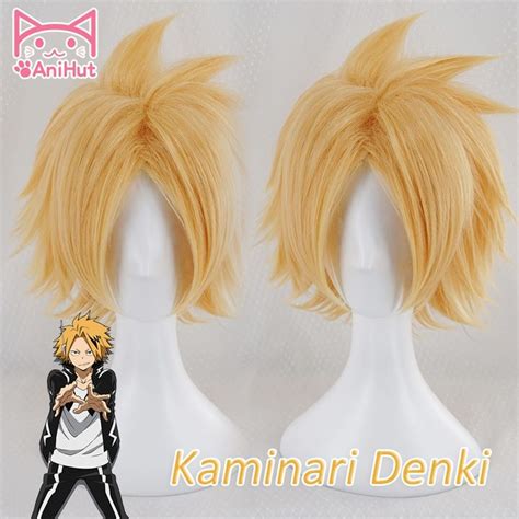 Anihut Denki Kaminari Boku No Hero Academia Anime Cosplay Wig My Hero
