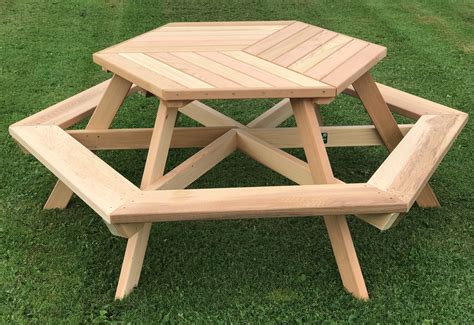 Choosing the right garden table plans for your needs is challenging, as there are many options to choose from. Free Plans For Building A Hexagon Picnic Table