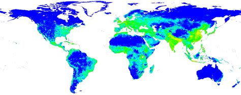 Population Density Of The World