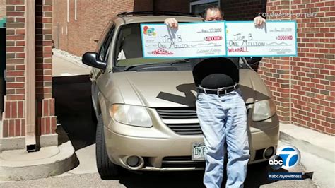 lottery colorado man wins 1 million jackpot twice on same day abc7 chicago
