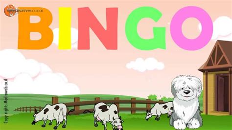 Bingo Dog Song Nursery Rhyme With Lyrics Cartoon Animation Rhymes