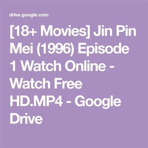 18 Movies Jin Pin Mei 1996 Episode 1 Watch Online Watch Free Hd