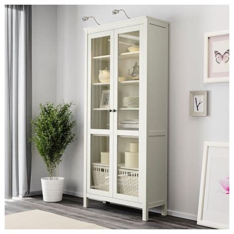 Hemnes glass door cabinet reviews. HEMNES Glass-door cabinet, white stain, 35 3/8x77 1/2 ...