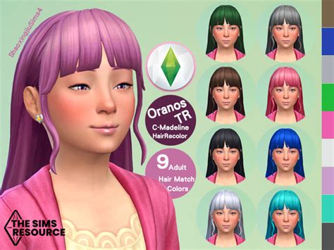 The Sims Resource Child Ep10 Long Hair Recolor