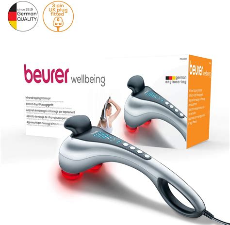 Beurer Mg100 Infrared Tapping Massager Handheld Massager For Muscle Relaxation And Regeneration