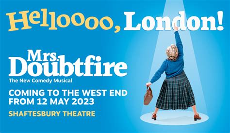 Mrs Doubtfire The Musical Shaftesbury Theatre West End 2023