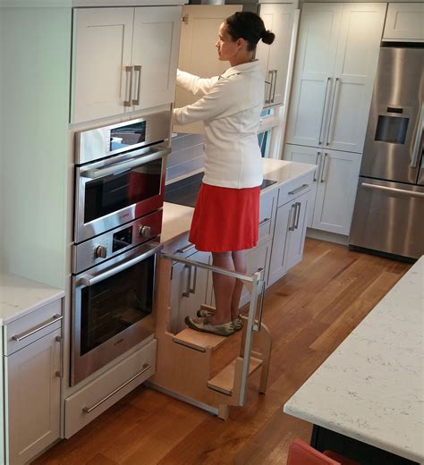 Kitchen Cabinet Step Ladder Anipinan Kitchen