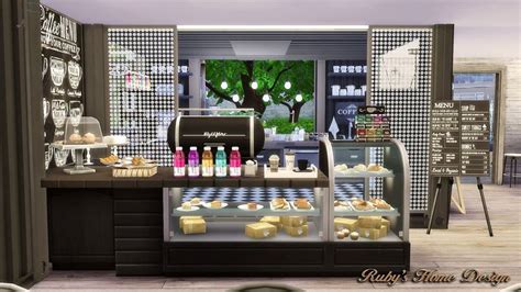 Rubys Home Design Sims4 Container Coffee Shop Ideias De Cafeteria