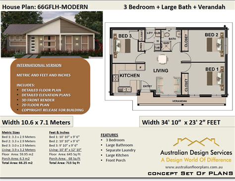 They're a great fit for a family of four, but those bedrooms can just as methodology: Pin on 2020 - 3 Bedroom House Plans