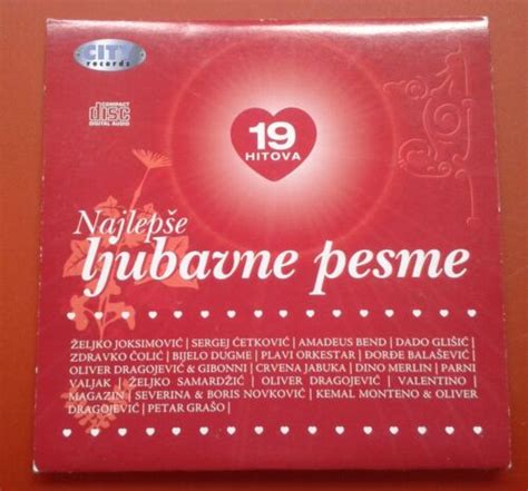 Cd Najlepse Ljubavne Pesme 19 Hitova City Records Bjelo Dugme Plavi