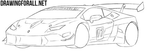 Drawing a car step by step never got easier than this! How to Draw a Race Car | Drawingforall.net
