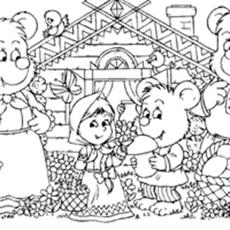 What do you usually have for breakfast? Three Bears and Goldilocks » Coloring Pages » Surfnetkids